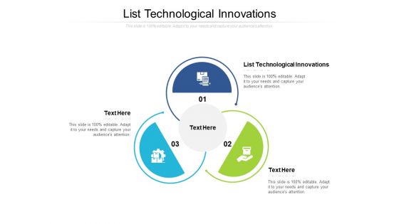 List Technological Innovations Ppt PowerPoint Presentation File Designs Cpb Pdf