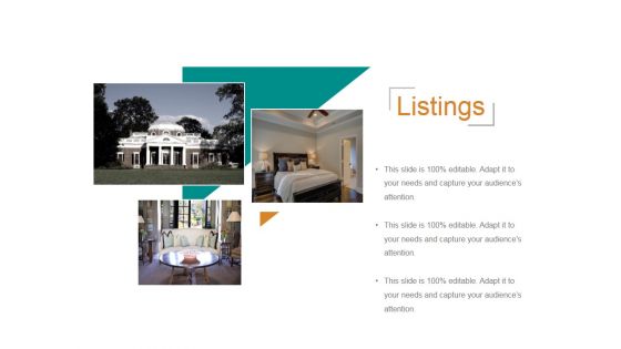 Listings Ppt PowerPoint Presentation Sample