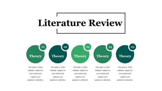 Literature Review Ppt PowerPoint Presentation Infographic Template Deck