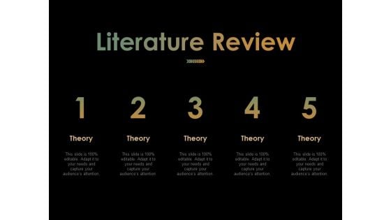 Literature Review Ppt PowerPoint Presentation Visual Aids Styles