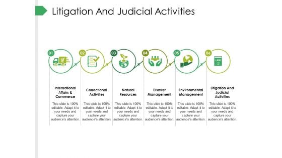 Litigation And Judicial Activities Ppt PowerPoint Presentation Summary Outfit