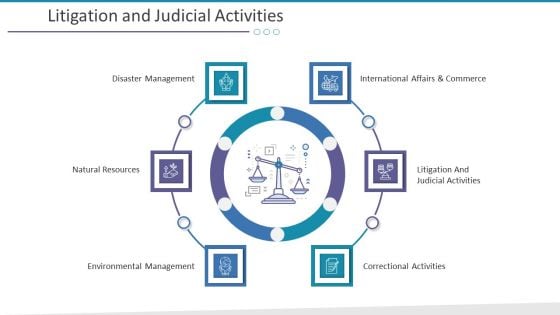 Litigation And Judicial Activities Ppt Slides Master Slide PDF