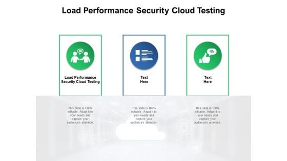 Load Performance Security Cloud Testing Ppt PowerPoint Presentation Inspiration Picture Cpb Pdf