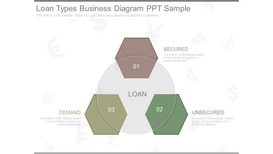 Loan Types Business Diagram Ppt Sample