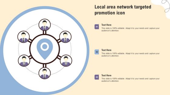 Local Area Network Targeted Promotion Icon Ppt PowerPoint Presentation Gallery Summary PDF