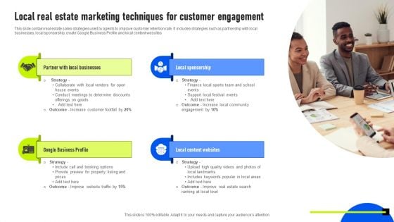 Local Real Estate Marketing Techniques For Customer Engagement Elements PDF Local Real Estate Marketing Techniques For Customer Engagement Elements PDF