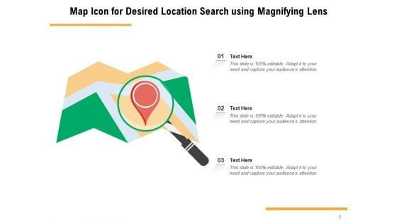 Location On GPS Map Location Magnifying Lens Ppt PowerPoint Presentation Complete Deck