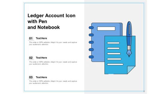 Log Book Icon Business Financial Ppt PowerPoint Presentation Complete Deck