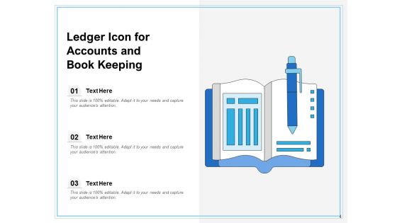 Log Book Icon Business Financial Ppt PowerPoint Presentation Complete Deck