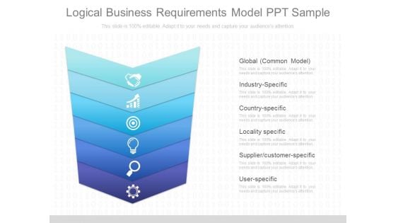 Logical Business Requirements Model Ppt Sample