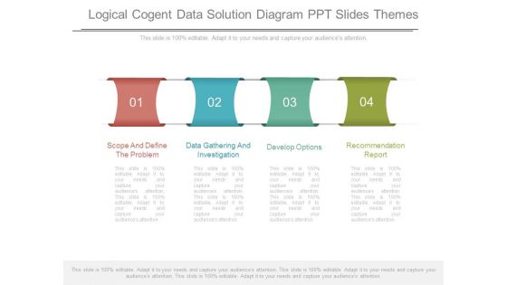 Logical Cogent Data Solution Diagram Ppt Slides Themes