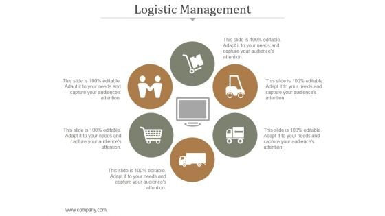 Logistic Management Ppt PowerPoint Presentation Information