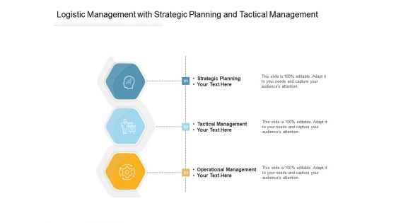 Logistic Management With Strategic Planning And Tactical Management Ppt PowerPoint Presentation Gallery Pictures PDF