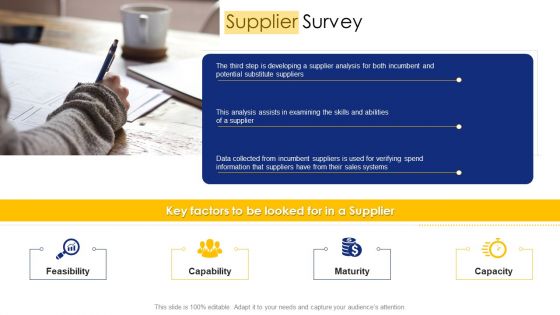 Logistic Network Administration Solutions Supplier Survey Ppt Ideas Show PDF