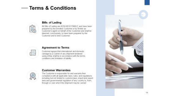 Logistics Business Proposal Ppt PowerPoint Presentation Complete Deck With Slides Slide14