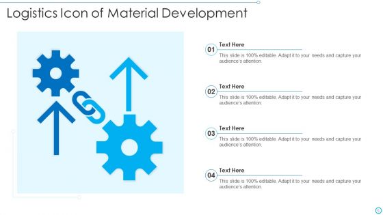 Logistics Icon Ppt PowerPoint Presentation Complete With Slides