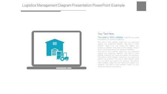 Logistics Management Diagram Presentation Powerpoint Example