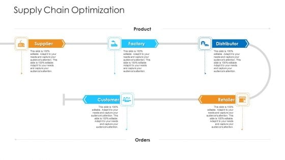 Logistics Management Framework Supply Chain Optimization Factory Background PDF