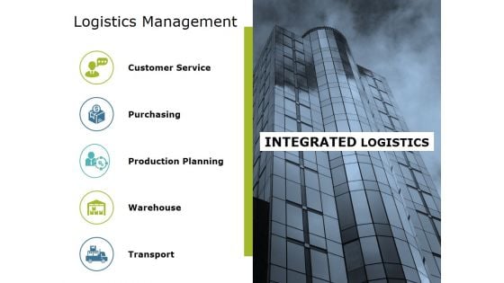 Logistics Management Ppt PowerPoint Presentation Icon Graphics