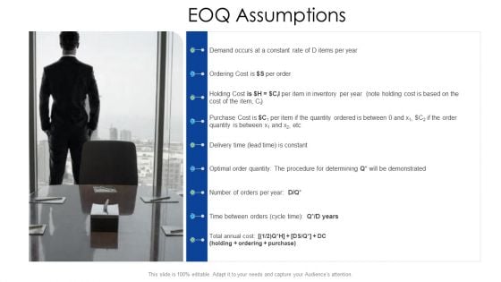 Logistics Management Services EOQ Assumptions Guidelines PDF