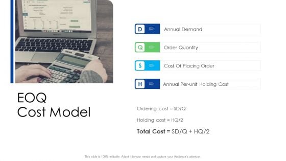 Logistics Management Services EOQ Cost Model Mockup PDF