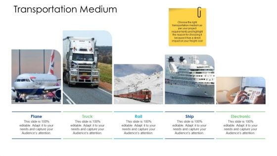 Logistics Management Services Transportation Medium Template PDF