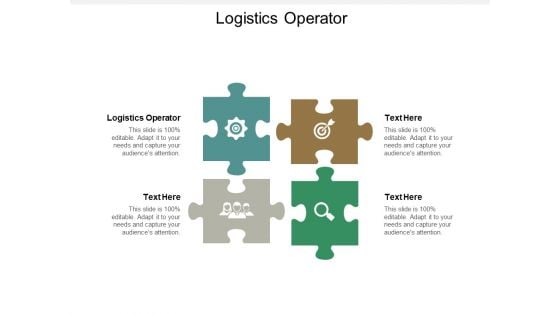 Logistics Operator Ppt PowerPoint Presentation Infographics Brochure Cpb