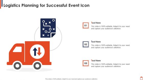 Logistics Planning For Successful Event Icon Guidelines PDF