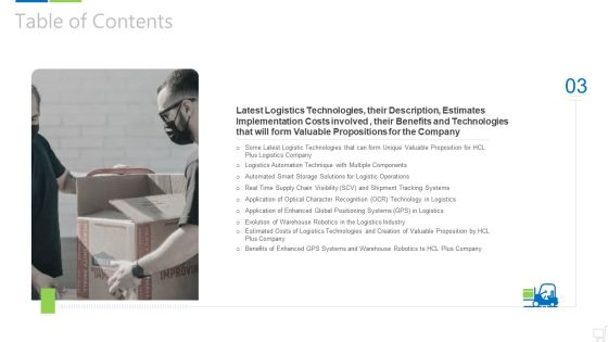 Logistics Technologies That Create Good Value Propositions For The Business Case Competition Ppt PowerPoint Presentation Complete Deck With Slides Slide19