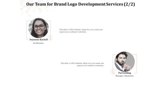 Logo Design Our Team For Brand Logo Development Services Director Elements PDF