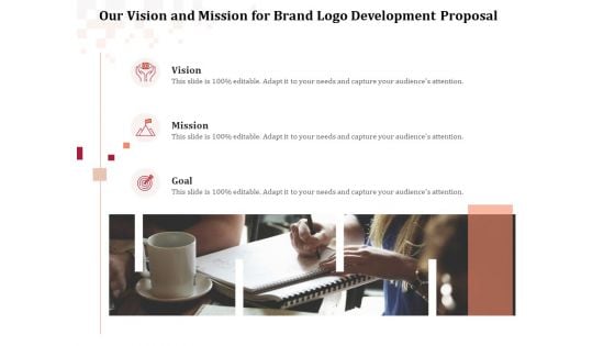 Logo Design Our Vision And Mission For Brand Logo Development Proposal Template PDF Logo Design Our Vision And Mission For Brand Logo Development Proposal Template PDF