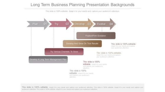 Long Term Business Planning Presentation Backgrounds Long Term Business Planning Presentation Backgrounds