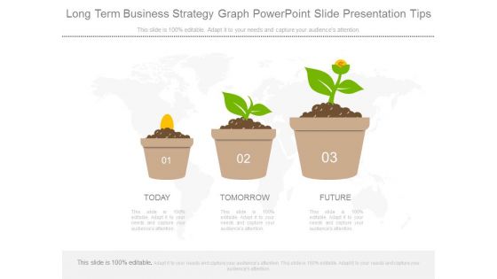 Long Term Business Strategy Graph Powerpoint Slide Presentation Tips