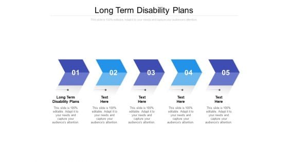 Long Term Disability Plans Ppt PowerPoint Presentation Inspiration Format Cpb