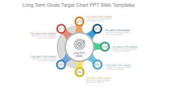 Long Term Goals Target Chart Ppt Slide Templates Long Term Goals Target Chart Ppt Slide Templates