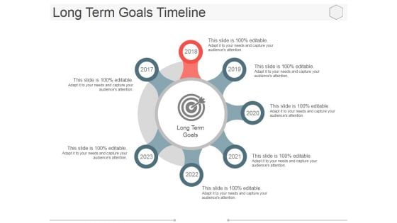 Long Term Goals Timeline Ppt PowerPoint Presentation Infographic Template Visuals