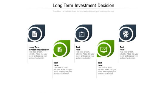 Long Term Investment Decision Ppt PowerPoint Presentation Show Tips Cpb Pdf