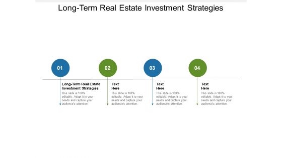 Long Term Real Estate Investment Strategies Ppt PowerPoint Presentation Professional Objects Cpb Pdf