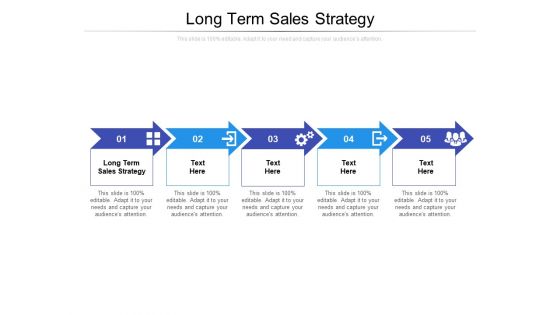 Long Term Sales Strategy Ppt PowerPoint Presentation Professional Objects Cpb Pdf