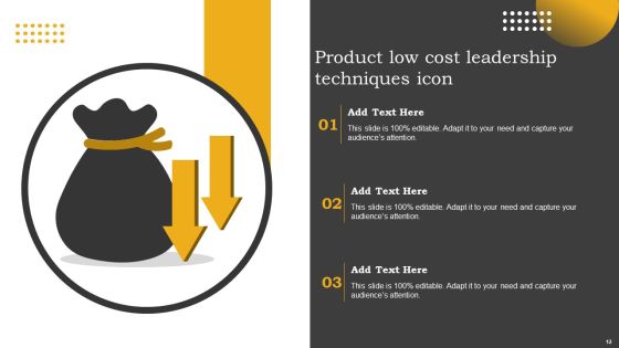 Low Cost Leadership Techniques Ppt PowerPoint Presentation Complete Deck With Slides Slide12