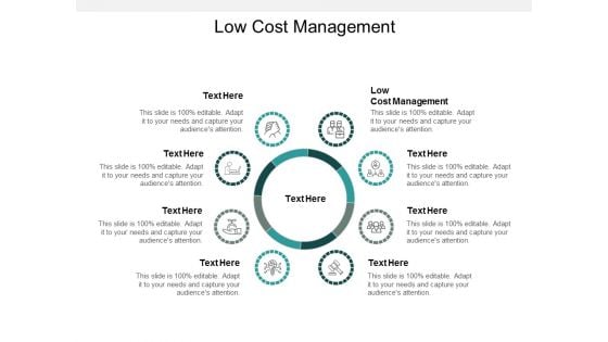 Low Cost Management Ppt PowerPoint Presentation Graphics Cpb