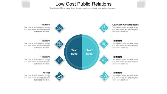 Low Cost Public Relations Ppt PowerPoint Presentation Summary Graphics Design Cpb Pdf