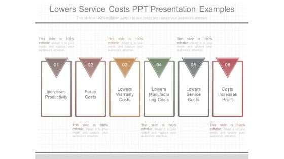 Lowers Service Costs Ppt Presentation Examples