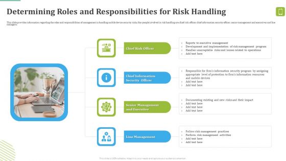 MDM Strategies At Office Determining Roles And Responsibilities For Risk Handling Formats PDF