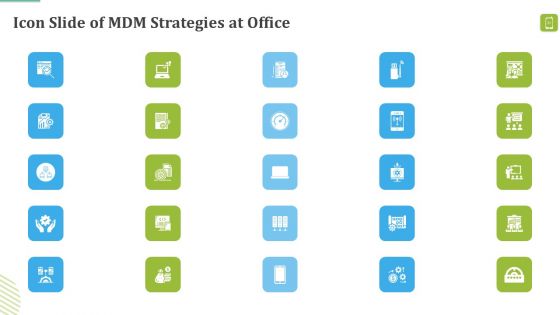 MDM Strategies At Office Ppt PowerPoint Presentation Complete Deck With Slides