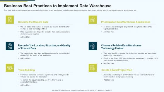 MIS Business Best Practices To Implement Data Warehouse Ppt PowerPoint Presentation Summary Example File PDF MIS Business Best Practices To Implement Data Warehouse Ppt PowerPoint Presentation Summary Example File PDF