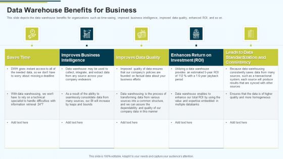 MIS Data Warehouse Benefits For Business Ppt PowerPoint Presentation Styles Show PDF MIS Data Warehouse Benefits For Business Ppt PowerPoint Presentation Styles Show PDF