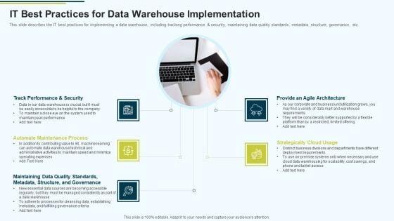 MIS IT Best Practices For Data Warehouse Implementation Ppt PowerPoint Presentation Pictures Infographics PDF MIS IT Best Practices For Data Warehouse Implementation Ppt PowerPoint Presentation Pictures Infographics PDF