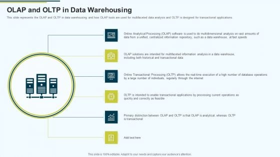 MIS OLAP And OLTP In Data Warehousing Ppt PowerPoint Presentation Ideas Structure PDF