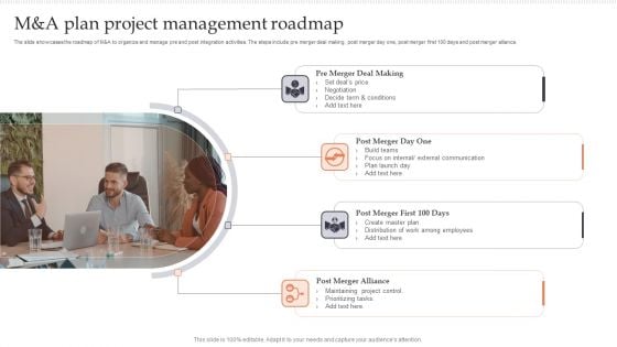 M And A Plan Project Management Roadmap Download PDF